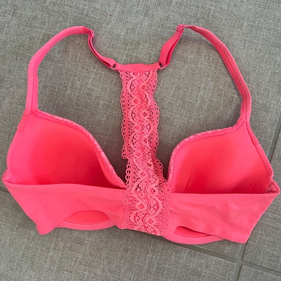 Body by Victoria's Secret racerback demi-bra, pink size 32DD - Picture 2 of 3